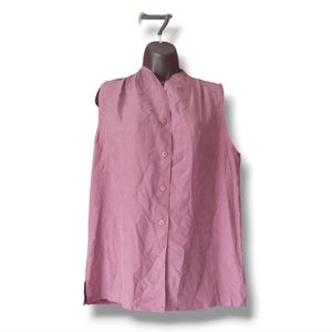 La Costa Spa 100% Silk Shirt Sz Lg